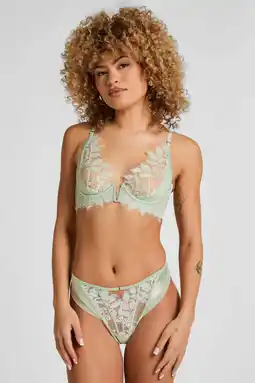 Wehkamp Hunkemöller Noir string Malou lichtgroen aanbieding