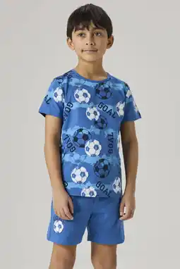 Wehkamp NAME IT KIDS shortama blauw aanbieding