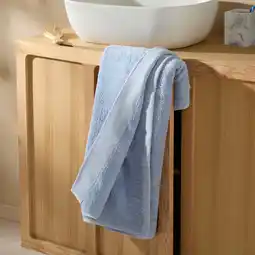 Wehkamp NOUS Living handdoek lichtblauw (140x70 cm) aanbieding