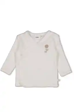 Wehkamp Feetje longsleeve Elephant ecru aanbieding