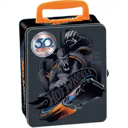 Bol.com Klein Toys Hot Wheels verzamelkoffer - geschikt voor max. 50 auto's - 26x8,5x37,5 cm - blauw aanbieding