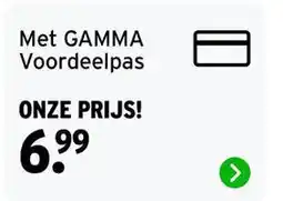 GAMMA Met GAMMA Voordeelpas aanbieding