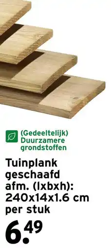 GAMMA Tuinplank geschaafd aanbieding