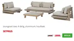 Intratuin Lexo loungeset aanbieding