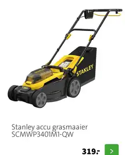 Intratuin Stanley accu grasmaaier SCMWP3401M1-QW aanbieding