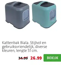 Intratuin Kattenbak Biala aanbieding