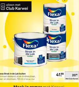 Karwei Flexa Strak in de Lak buiten aanbieding