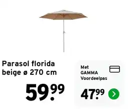 GAMMA Parasol florida aanbieding