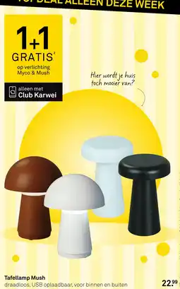 Karwei Myco & Mush aanbieding