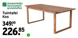 GAMMA Tuintafel Kos aanbieding