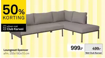 Karwei Loungezet Spencer aanbieding