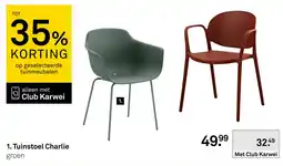 Karwei Tuinstoel Charlie groen aanbieding