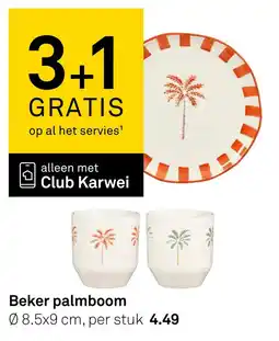 Karwei Club Karwei Beker palmbboom aanbieding