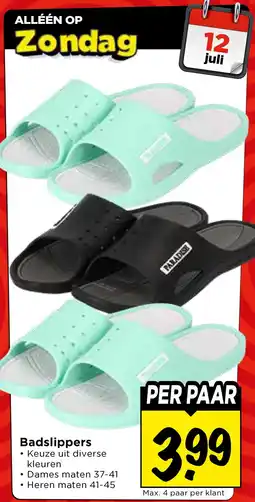 Vomar Voordeelmarkt Badslippers aanbieding