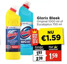 Vomar Voordeelmarkt Glorix Bleek aanbieding