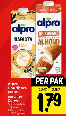 Vomar Voordeelmarkt Alpro Houdbare Plant- aardige Zuivel aanbieding