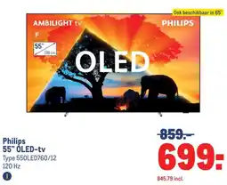 Makro Philips 55" OLED-tv aanbieding