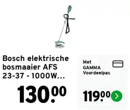 GAMMA Bosch elektrische bosmaaier AFS 23-37 aanbieding