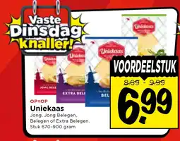 Vomar Voordeelmarkt Uniekaas aanbieding