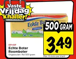 Vomar Voordeelmarkt Echte Boter Roomboter aanbieding