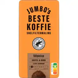 Jumbo Jumbo's Beste Koffie Snelfiltermaling Mokka 250 g aanbieding