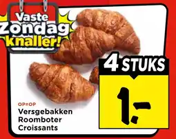 Vomar Voordeelmarkt Versgebakken Roomboter Croissants aanbieding