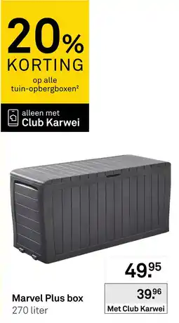 Karwei Marvel Plus box aanbieding