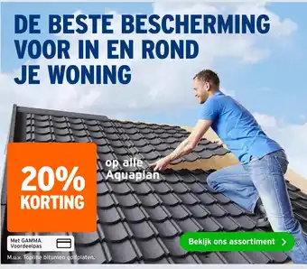 GAMMA Aquaplan aanbieding