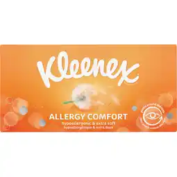 Jumbo Kleenex Allergy Comfort Tissues 3-Laags 56 Stuks aanbieding
