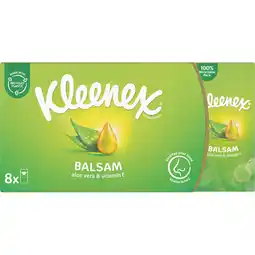 Jumbo Kleenex Balsam Aloe Vera & Vitamin E 8 Stuks aanbieding