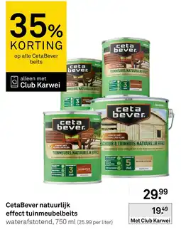 Karwei CetaBever natuurlijk effect tuinmeubelbeits aanbieding