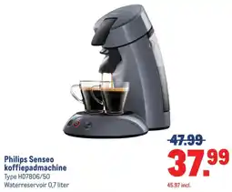 Makro Philips Senseo koffiepadmachine aanbieding