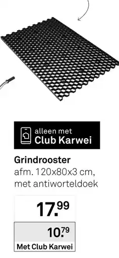 Karwei Grindrooster aanbieding