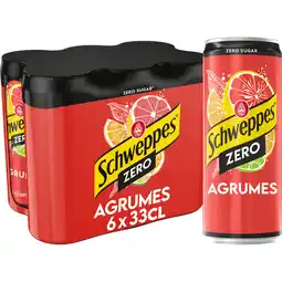 Jumbo Schweppes Agrumes Zero 6 x 330ML aanbieding