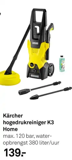 Karwei Kärcher hogedrukreiniger K3 Home aanbieding