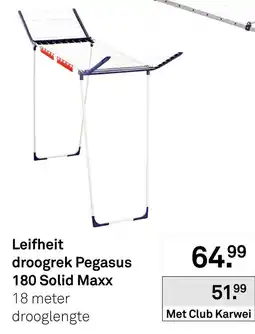 Karwei Leifheit droogrek pegasus 180 solid maxx aanbieding
