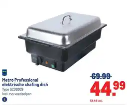 Makro Metro Professional elektrische chafing dish aanbieding