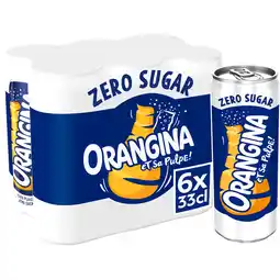 Jumbo Orangina Zero Sugar et sa Pulpe! 6 x 33 cl aanbieding