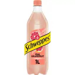Jumbo Schweppes Pink Grapefruit 1L aanbieding