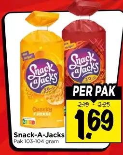 Vomar Voordeelmarkt Snack-A-Jacks aanbieding