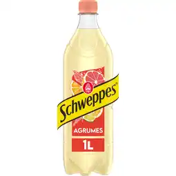 Jumbo Schweppes Citrussmaken met Sinaasappel, Pompelmoes, Limoen en Mandarijn 1 L aanbieding