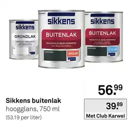 Karwei sikkens buitenlak hoogglans aanbieding