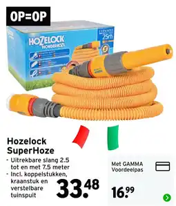 GAMMA Hozelock SuperHoze aanbieding