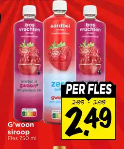 Vomar Voordeelmarkt G'woon siroop aanbieding
