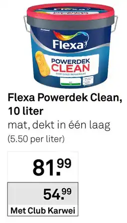 Karwei Flexa Powerdekk Clean aanbieding