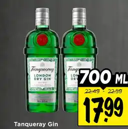 Vomar Voordeelmarkt Tanqueray Gin aanbieding