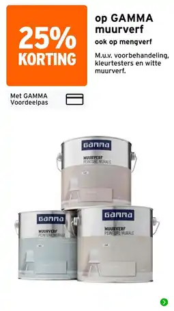 GAMMA Gamma muurverf aanbieding