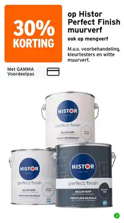 GAMMA Histor perfect finish muurverf aanbieding