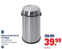 Makro Metro Professional afvalbak aanbieding