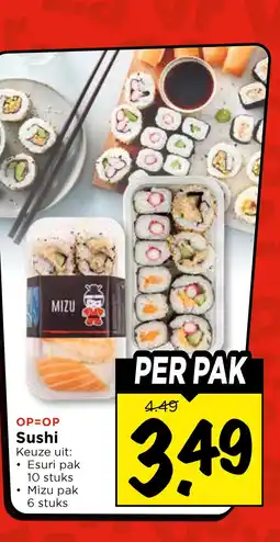 Vomar Voordeelmarkt Sushi aanbieding